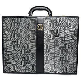Valigia Monogram Balenciaga Vintage degli anni '70