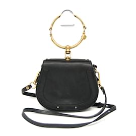 Borsa a spalla in pelle donna Chloé Nile