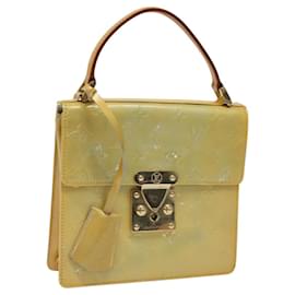 LOUIS VUITTON Monogram Vernis Handtasche Spring Street Grau M91029 LV Auth MY048