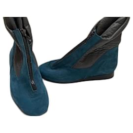 Stivaletti Arche Blu e Grigio in Nubuck e Nylon - Autre Marque