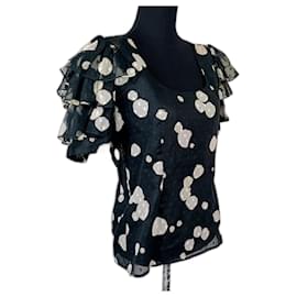 Givenchy Couture vintage blusa con maniche a palloncino