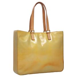 LOUIS VUITTON Borsa Tote Columbus Monogram Vernis Grigia M91028 LV Auth EC384