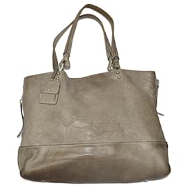 Borsa a spalla Fay in pelle kaki