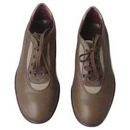 Scarpe da golf Tod's in pelle taupe