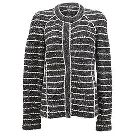 Isabel Marant Etoile Blazer in tweed a righe Lona di Isabel Marant Étoile in lana nera