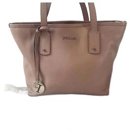 Borsa tote in pelle Furla Rosa