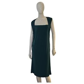 Autre Marque Ärmelloses grünes Jersey Kleid aus Polyester von Moda International XL