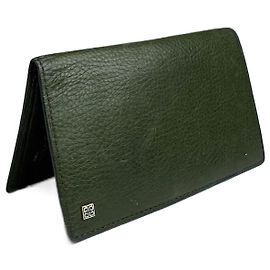 Vintage Givenchy Leather Card Holder Green