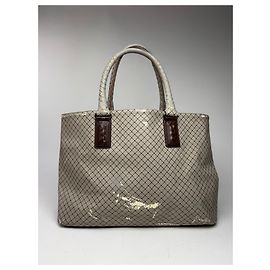 Borsa Andiamo Vintage Bottega Veneta Grigio Marrone