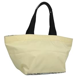 Autre Marque Borsa Tote Burberrys Blue Label in nylon giallo Auth ti2803