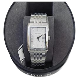 Autre Marque Relógio Citizen Masculino Quartzo Aço Inoxidável Mostrador Branco