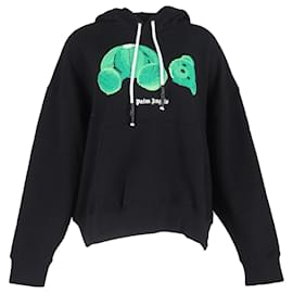 Palm Angels Kill The Bear Hoodie aus schwarzer Baumwolle