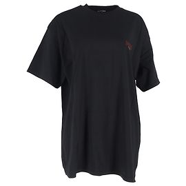 Camiseta con logo impreso Sinners Balenciaga en algodón negro
