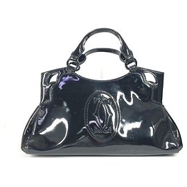 Borsa tote in pelle smaltata Cartier Marcello