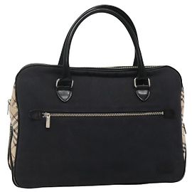 Borsa a mano in tela blu navy Burberry Blue Label Auth ti2805