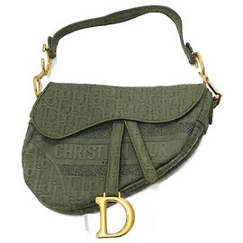 Borsa Saddle Khaki Christian Dior
