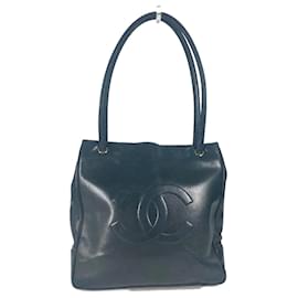Borsa a spalla vintage CC Coco Mark di Chanel