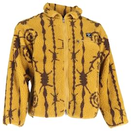 Supreme x SOUTH2 WEST8 bedruckte Jacke aus gelbem Fleece