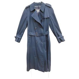 Gabardina Trench Burberry azul marino