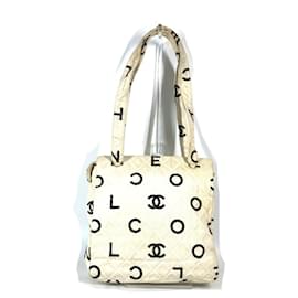 Borsa a spalla vintage Chanel CC Coco Mark Logo