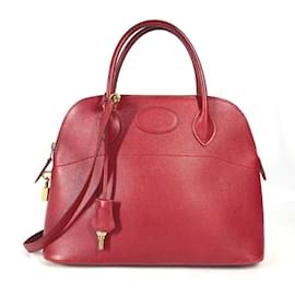 Borsa in pelle rossa Courchevel Hermes Bolide 31 - Hermès