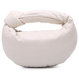 Bottega Veneta Mini Jodie Puffy Nappa Bianco