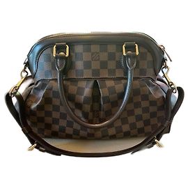 Louis Vuitton Trevi PM Bolso de mano de piel marrón
