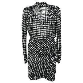 Vestido Mini Reunido Brydie en Poliamida Negra de Ba&Sh