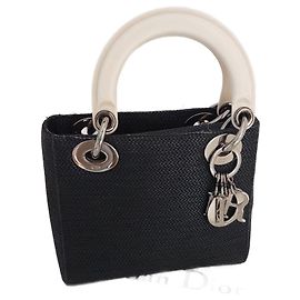 Christian Dior Lady Dior Mini Nero e Bianco Ceramica