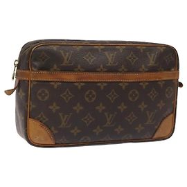 LOUIS VUITTON Clutch Compiegne 28 M51845 LV Auth ep7762