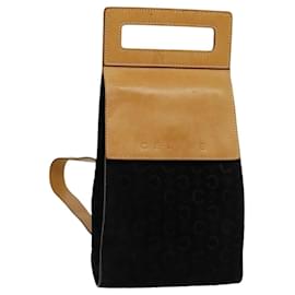 Borsa a spalla in tela Macadam Celine C in suede nero Auth EC226 - Céline
