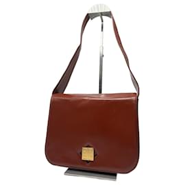 Borsa in pelle vintage Givenchy 4G marrone