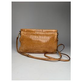 Borsa a tracolla in pelle Miu Miu vintage marrone