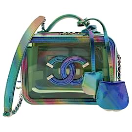 Chanel Vanity Case Bag Small PVC Rainbow limitiert