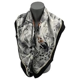Burberry Silk Scarf Multicolor 90x90cm