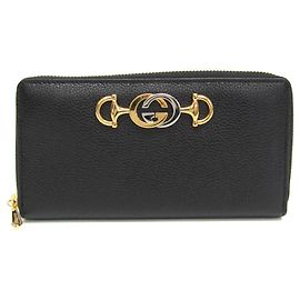 Gucci Zumi 570661 Portafoglio Lungo in Pelle per Donna