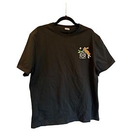 T-shirt Loewe x Suna Fujita in cotone nero