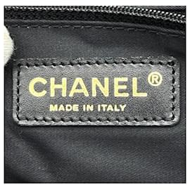 Chanel New Travel MM Tragetasche Schwarz