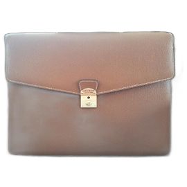 Le Tanneur The Tanneur document holder in camel leather
