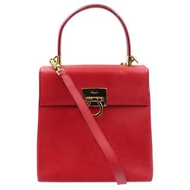 Borsa in pelle Salvatore Ferragamo Gancini AQ-21 0160