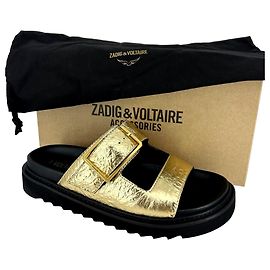 Sandali Alpha Cecilia Zadig & Voltaire in pelle dorata