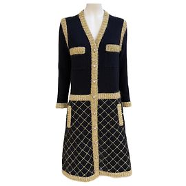 Chanel Ikonisches Jackenkleid Coco Brasserie 7K$ Größe 38 FR