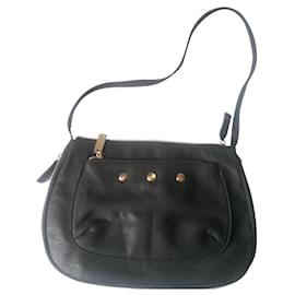 Pochette Yves Saint Laurent en tissu noir