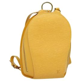 LOUIS VUITTON Zaino Epi Mabillon Giallo M52239 LV Auth ep7969