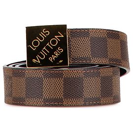 Louis Vuitton Taiga Leather Belt Brown ref.3152815 - Joli Closet display picture 1