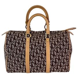 Borsa Boston media marrone Diorissimo Trotter vintage Christian Dior
