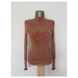 Top Ajustado con Reflejos Brillantes – Chloé – Talla M