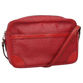 LOUIS VUITTON Borsa a Spalla Epi Trocadero 23 Rossa M52307 LV Auth BD731