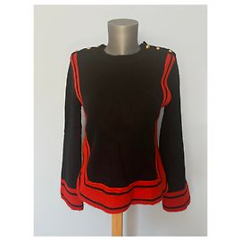 Autre Marque Preto com Listras Vermelhas – Alexander McQueen – Tamanho L