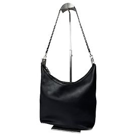 Borsa in pelle vintage Gucci nera